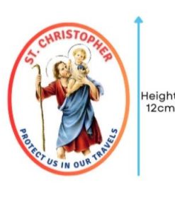 CAR DECAL - ST.CHRISTOPHER