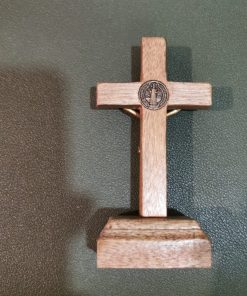Alternative view of St Benedict Wood Cfx w/ Base 7cm