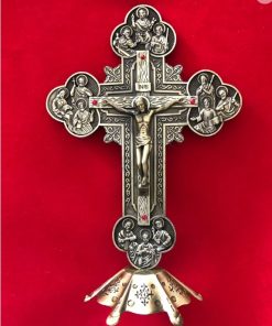 RELIC - 3rd class - CRUCIFIX - Our Lord and the Apostles w/Certificate