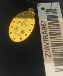 Alternative view of 925 Silver GP Miraculous Medal 21mm_A
