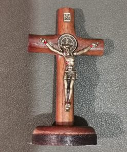 St Benedict Cfx W/ Base 7cm Rnd