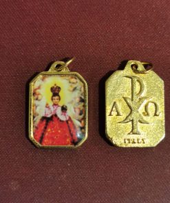 MEDAL - Assorted M - Oxidised with Saints Picture (22mm)