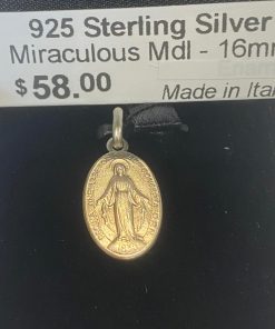 925 Silver Miraculous Medal 16mm