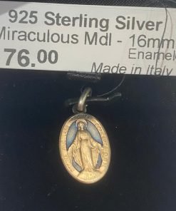 925 Silver Miraculous Enamel 16mm