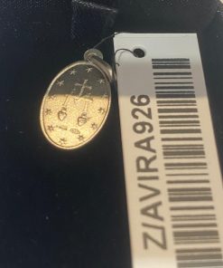 Alternative view of 925 Silver Miraculous Enamel 16mm