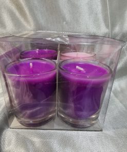 ADVENT CANDLES-4'SGLASS VOTIVE