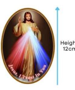 CAR DECAL - DIVINE MERCY (81600)