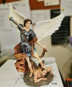 STATUE ST MICHAEL 20CM