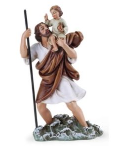 STATUE - ST. CHRISTOPHER FIGURE 4"H (46479)