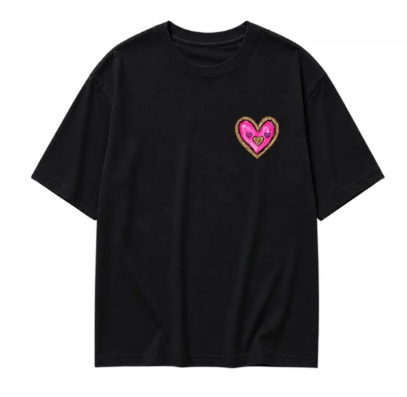 Amazing Grace Tee, Black, M size - Image 2