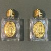 HOLY WATER BOTTLE GLASS MINI GOLD
