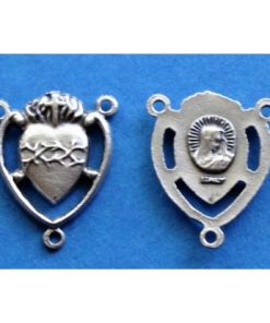 Sacred Heart with Madonna Rosary Centerpiece (R39)