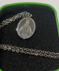 MEDAL - Stainless Steel Miraculous Medal with chain
