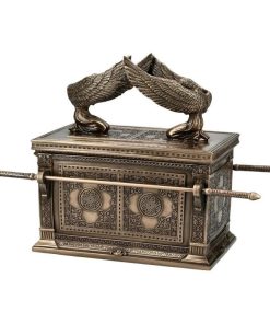 STATUE - Ark of the Covenant Trinket Box Cold Cast Bronze and Resin (14 x 19.5 cm) (BR011345)