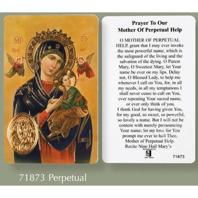 Prayer Card - Perpetual Help (71873)