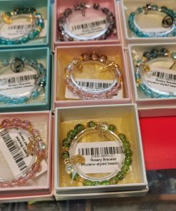 Rosary Bracelet (Murano-styled Handmade Glass Beads)