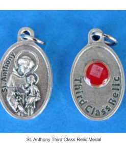 St. Anthony Third Class Relic Medal (M210)