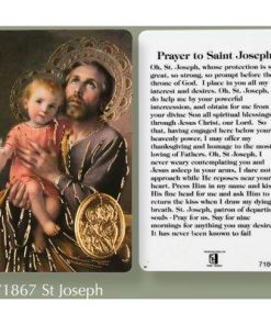 PRAYER CARD - Saint Joseph (71867)