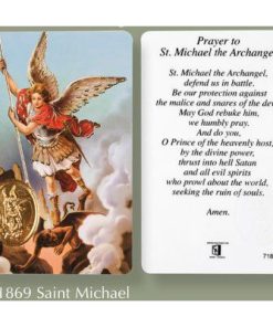 PRAYER CARD - Saint Michael (71869)