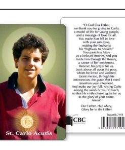 PRAYER CARD - Carlo Acutis (71918)