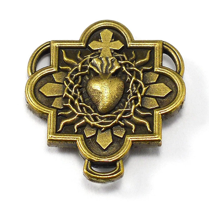 ROSARY - Rosary for Men - Bronze - Face of Jesus (GHIRELLI Italy) - Image 3