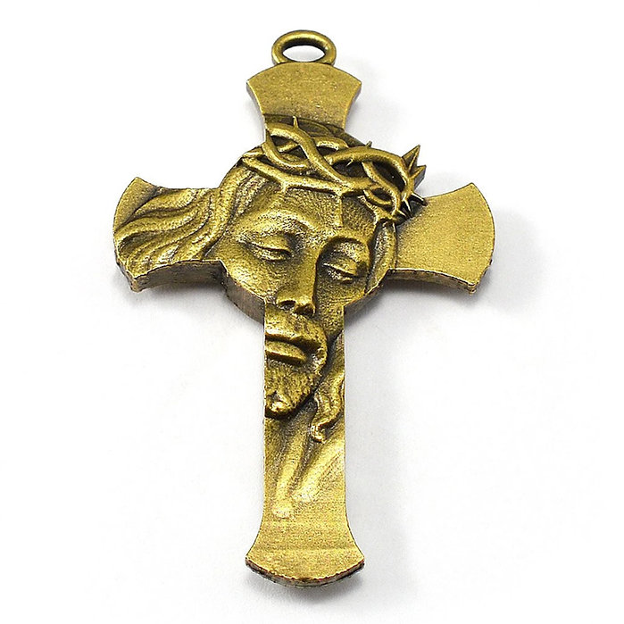 ROSARY - Rosary for Men - Bronze - Face of Jesus (GHIRELLI Italy) - Image 6