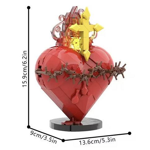 BRICKBLOX - SACRED HEART with Light - Image 4