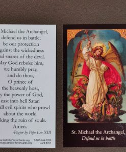 PRAYER CARD - St. Michael the Archangel (PC761)