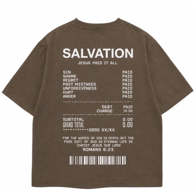 Salvation, Brown, L size (BOXY TEE)