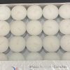 CANDLE - Tealight Candle (8 hours) - White - 1 pack of 50 pieces