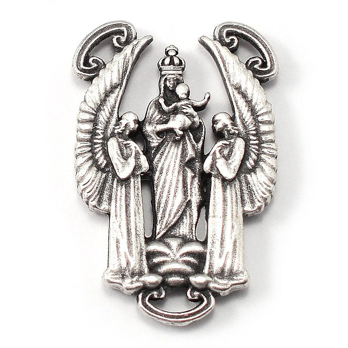 ROSARY - The Holy Mass Black Glass (RO255) - (GHIRELLI Italy) - Image 3