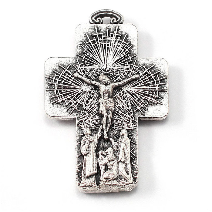 ROSARY - The Holy Mass Black Glass (RO255) - (GHIRELLI Italy) - Image 5
