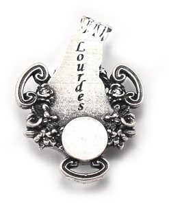Alternative view of ROSARY - Lourdes Bohemian Glass Blue w/ Lourdes Water (RO275) - GHIRELLI Italy