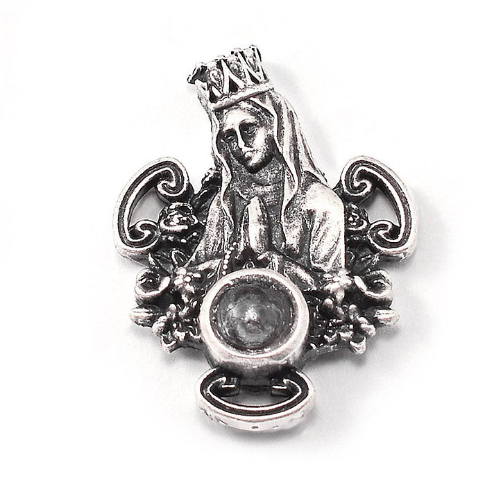 ROSARY - Lourdes Bohemian Glass Blue w/ Lourdes Water (RO275) - GHIRELLI Italy - Image 6