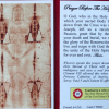PRAYER CARD - Shroud of Turin relic card