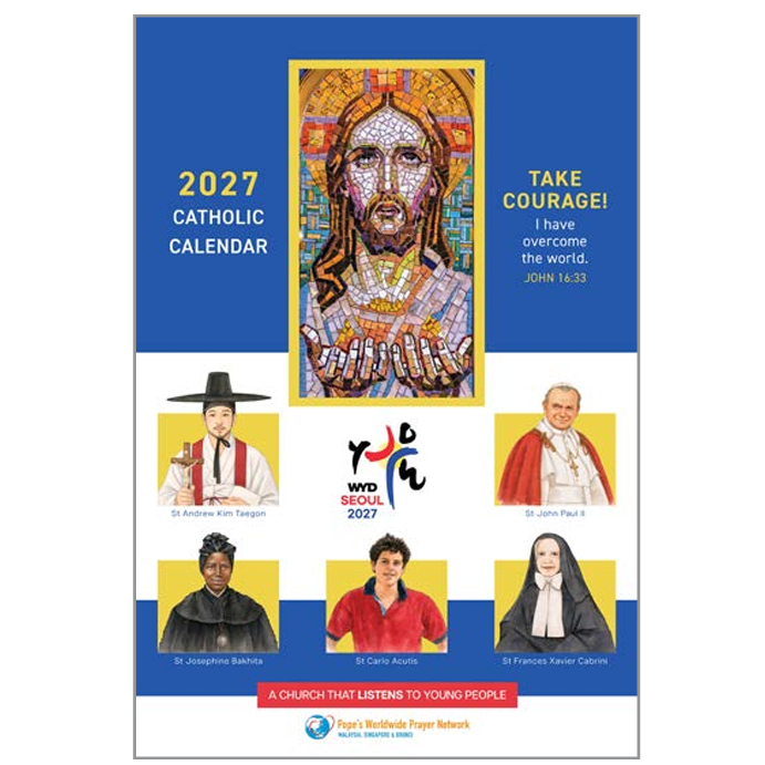 2027 Catholic Calendar English (ORDO calendar)